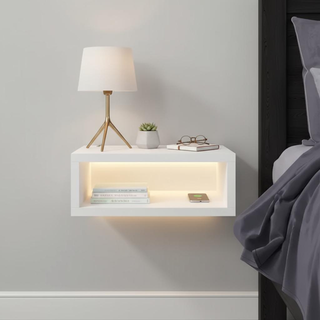 Mesa de Noche SleepGo Aura LED